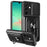 For Samsung Galaxy A26 5G Case PC + TPU Kickstand Phone Back Cover with Camera Slider - Black - 1