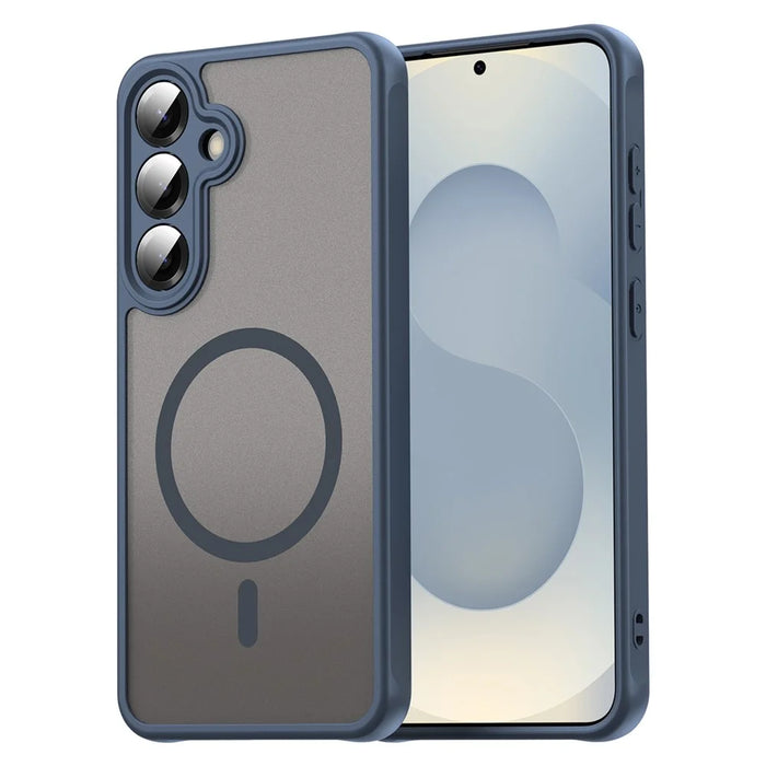 For Samsung Galaxy A16 5G  /  4G Magnetic Case Anti Drop PC + TPU Phone Cover - Blue - 1