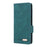 For vivo V50 5G Case Leather Wallet Flip Phone Cover with Hardware Decor - Blue - 5