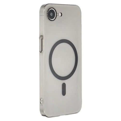 X-LEVEL For iPhone 17e / 16e Case Compatible with MagSafe Clear Back Slim Hard PC Phone Cover - Transparent Black - 1