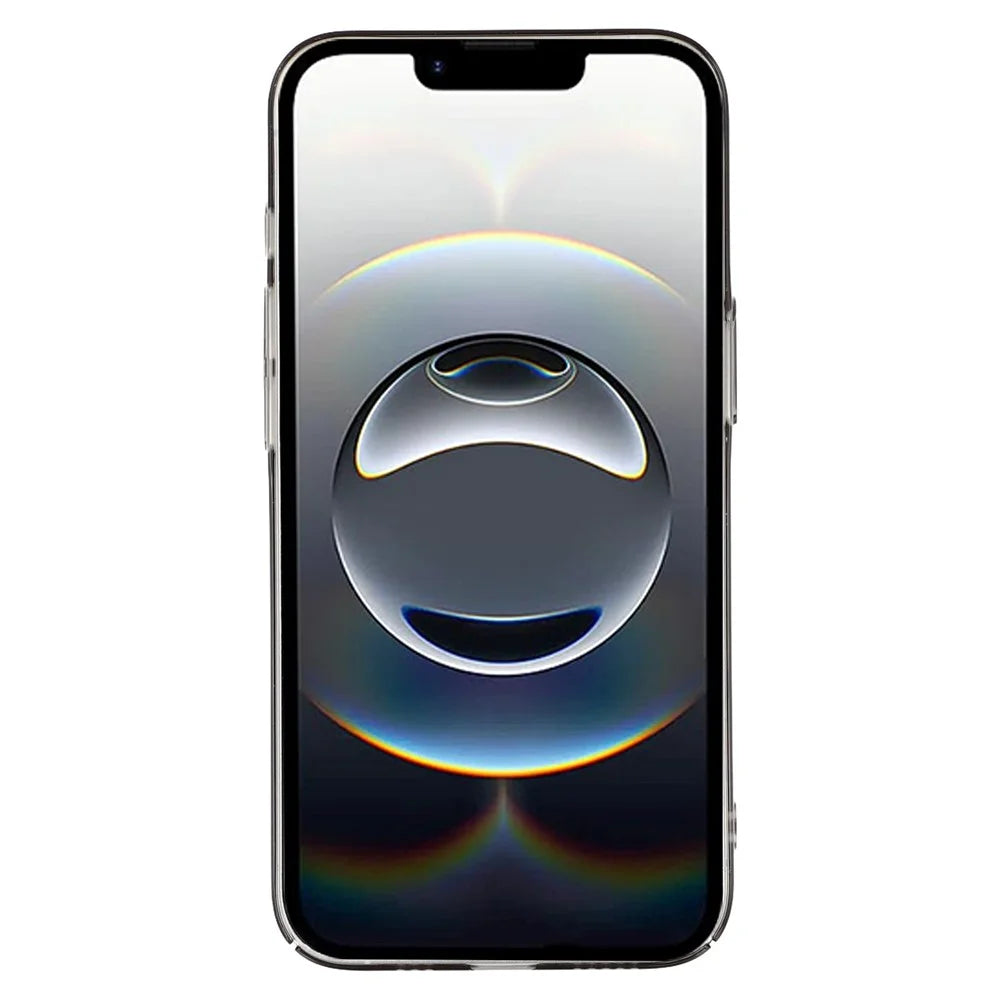 X-LEVEL For iPhone 17e / 16e Case Compatible with MagSafe Clear Back Slim Hard PC Phone Cover - Transparent Black - 2