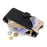 For TCL 503 Wallet Case Fishtail Design Leather Phone Cover with Mirror / Stand / Strap - Black - 4