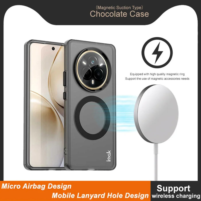 IMAK For Realme 14 Pro 5G Magnetic Case PC + TPU Protective Phone Back Cover - 3