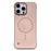 For iPhone 16 Pro Max Magnetic Case Borderless Hard PC Phone Back Cover - Gold - 1