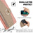 For Realme C75 4G / 14x 5G Case Mirror Wallet Leather Phone Cover with Chain Shoulder Strap - Pink - 5