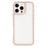 For iPhone 16 Pro Case Sparkling Rhinestone Decor TPU + PC Clear Phone Back Cover - Brown - 3