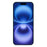 For iPhone 16 Case Sparkling Rhinestone Decor TPU + PC Clear Phone Back Cover - Blue - 2