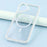 For iPhone 16 Case Compatible with MagSafe Sparkling Rhinestone Decor TPU + PC Clear Phone Back Cover - Blue - 6