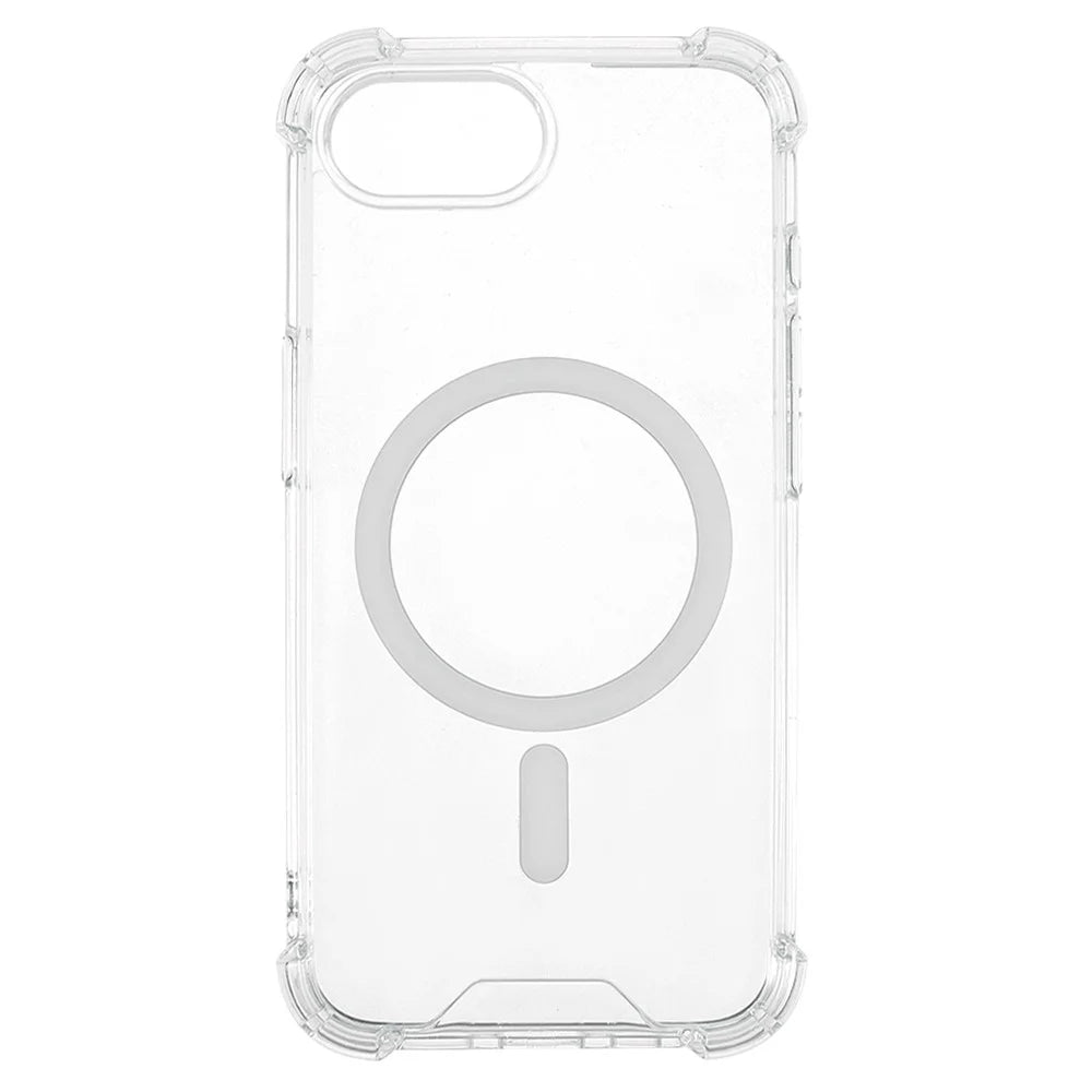For iPhone 17e / 16e Clear Phone Case Compatible with MagSafe 1.5mm Shockproof Back Cover - 2