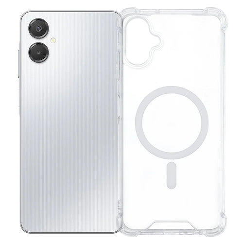For Samsung Galaxy A08 5G / A08 4G / A07 4G / A06 4G / A06 5G Clear Phone Magnetic Case 1.5mm Shockproof Back Cover - 1