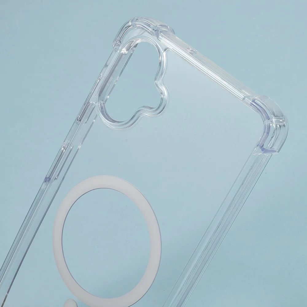 For Samsung Galaxy A08 5G / A08 4G / A07 4G / A06 4G / A06 5G Clear Phone Magnetic Case 1.5mm Shockproof Back Cover - 5