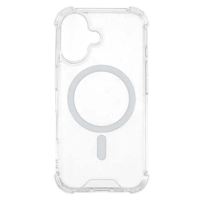 For iPhone 16 Clear Phone Case Compatible with MagSafe 1.5mm Shockproof Back Cover - 2