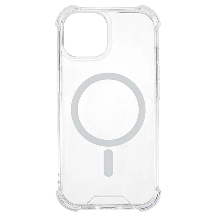 For iPhone 15 Clear Phone Case Compatible with MagSafe 1.5mm Shockproof Back Cover - 2