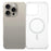 For iPhone 16 Pro Clear Phone Case Compatible with MagSafe 1.5mm Shockproof Back Cover - 1