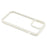For iPhone 15 Pro Phone Case Sparkling Rhinestone Decor TPU + PC Clear Back Cover - White - 5