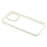 For iPhone 15 Pro Phone Case Sparkling Rhinestone Decor TPU + PC Clear Back Cover - White - 6