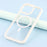 For iPhone 16 Pro Max Case Compatible with MagSafe Sparkling Rhinestone Decor TPU + PC Clear Phone Back Cover - White - 6