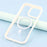 For iPhone 16 Pro Max Case Compatible with MagSafe Sparkling Rhinestone Decor TPU + PC Clear Phone Back Cover - White - 7