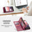 CASEME For Google Pixel 9a Phone Cases  008 Leather Cover with Detachable Wallet and Strap - Red - 4
