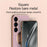 For Samsung Galaxy S24 Case Precise Cutouts 6D Electroplating TPU Phone Cover with Ring Holder - Light Purple - 6