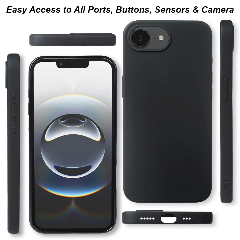 For iPhone 17e / 16e Case GRS Certified RCS Eco-Friendly Material Single Side Matte Slim Anti Drop Phone Cover - 3