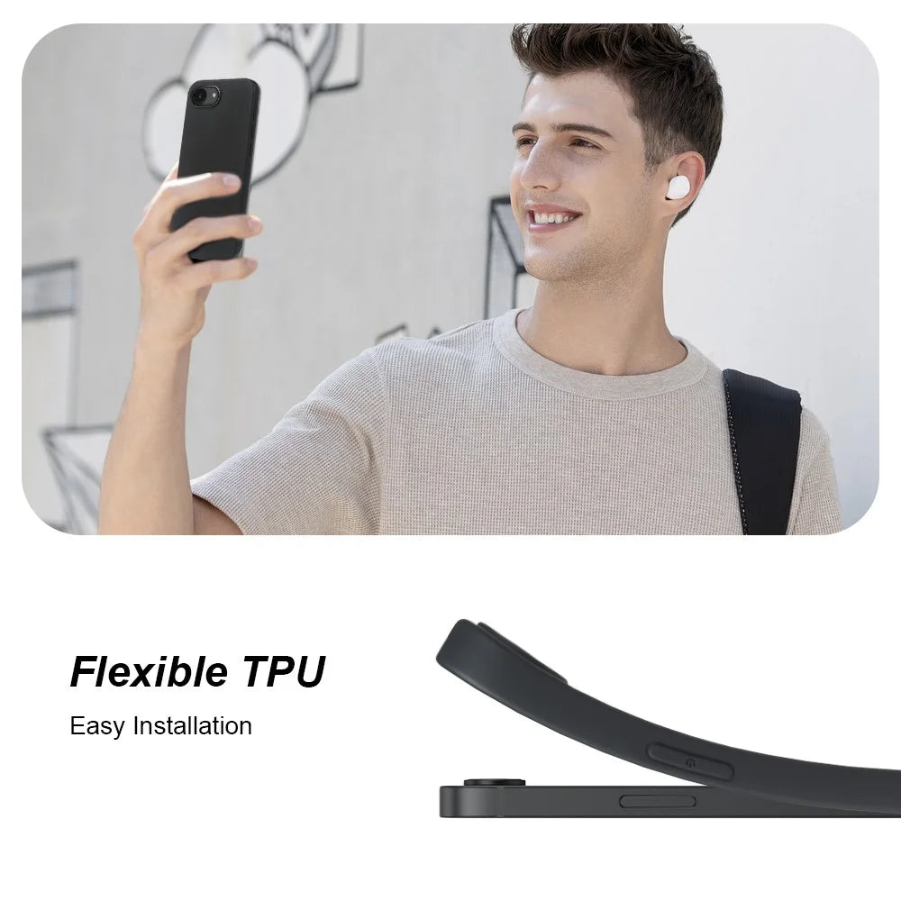For iPhone 17e / 16e Case GRS Certified RCS Eco-Friendly Material Single Side Matte Slim Anti Drop Phone Cover - 6