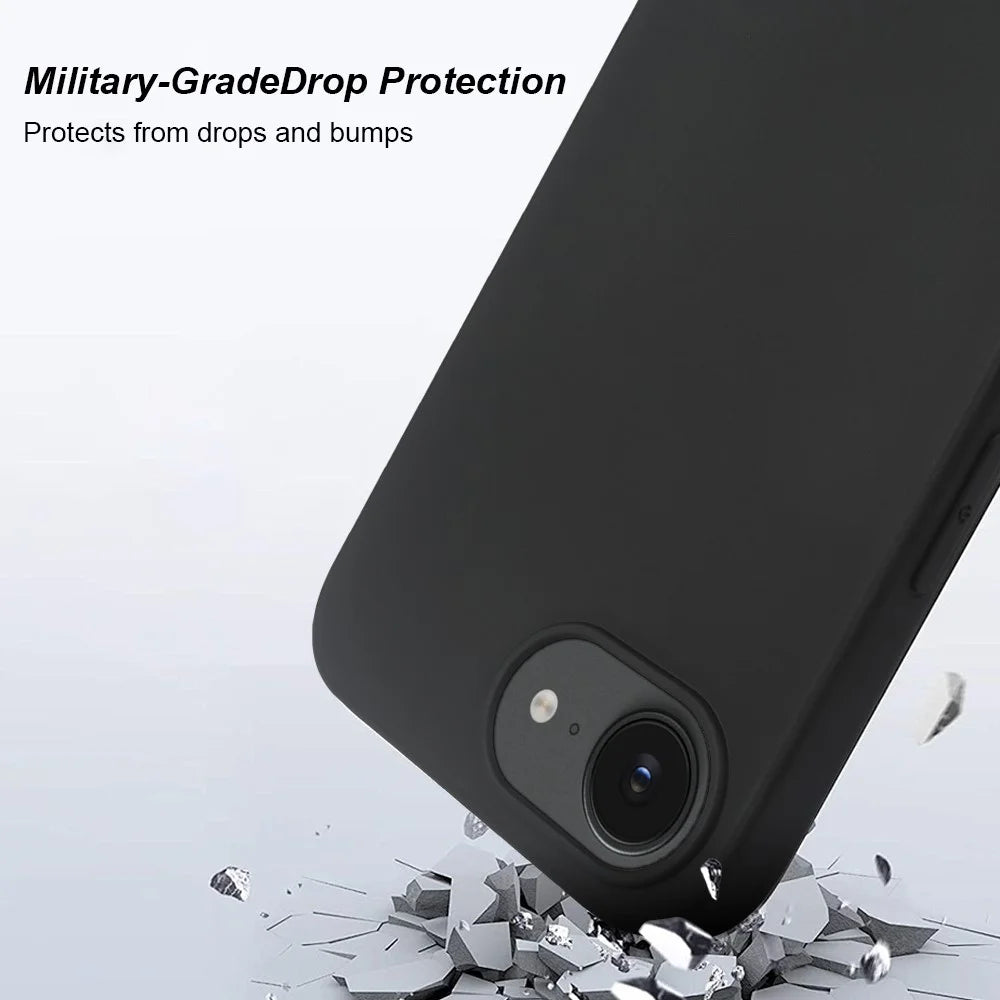 For iPhone 17e / 16e Case GRS Certified RCS Eco-Friendly Material Single Side Matte Slim Anti Drop Phone Cover - 7