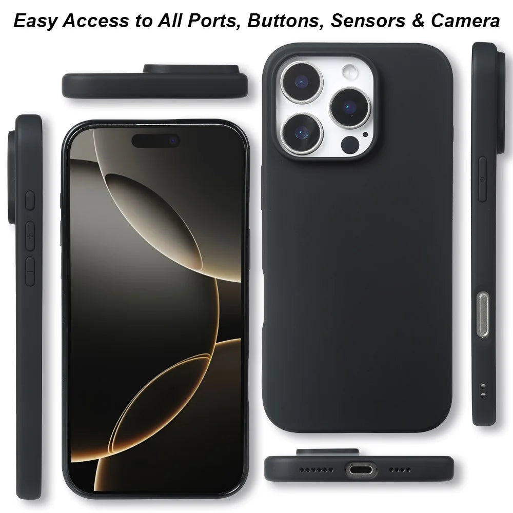 For iPhone 16 Pro Case GRS Certified RCS Eco-Friendly Material Single Side Matte Slim Anti Drop Phone Cover - 4