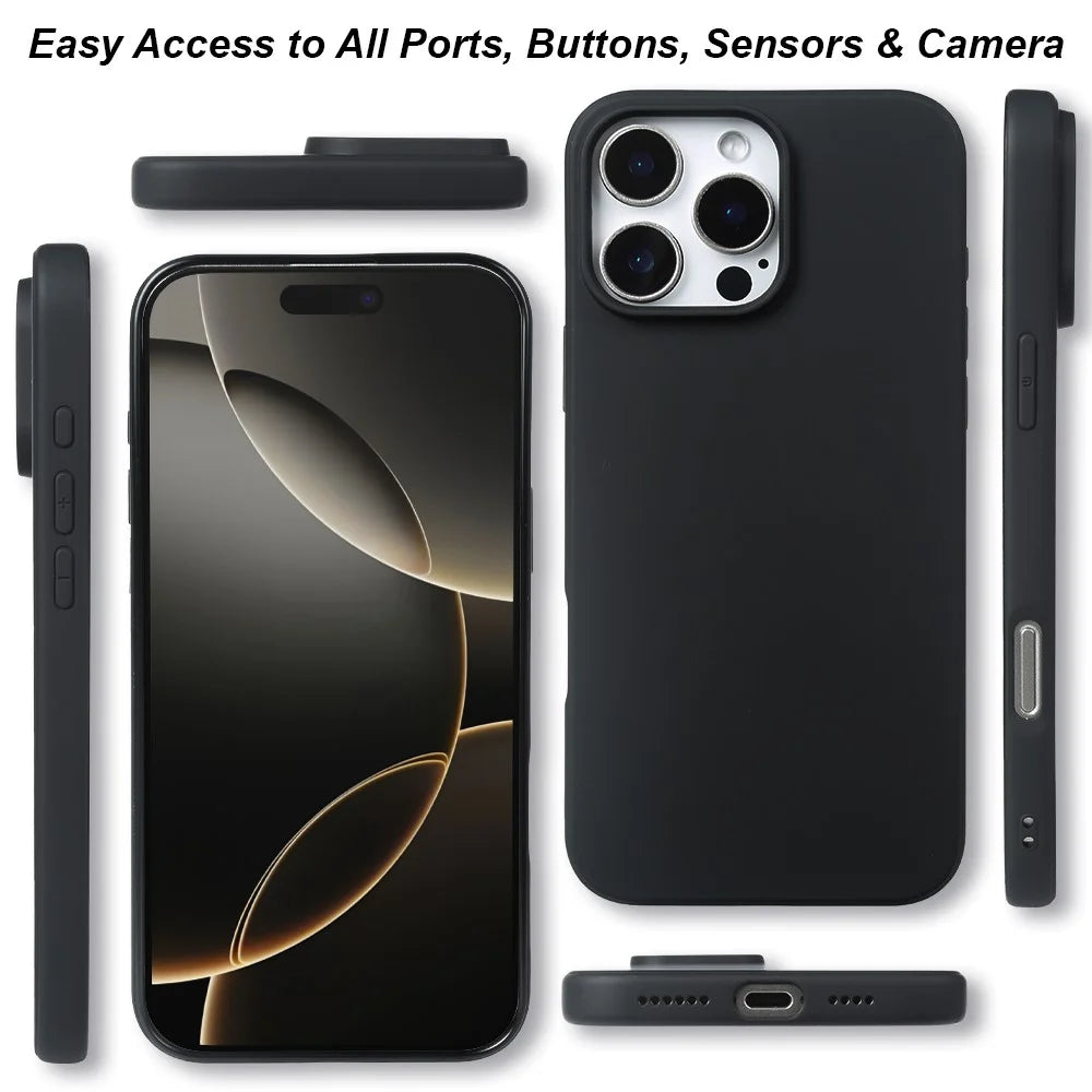 For iPhone 16 Pro Max Case GRS Certified RCS Eco-Friendly Material Single Side Matte Slim Anti Drop Phone Cover - 4