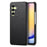 For Samsung Galaxy A56 5G Case Litchi Texture Leather Coated PC Mobile Back Cover - Black - 4