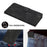 For iPhone 16 Leather Case Wallet Stand Smile Imprinted Phone Cover with Strap - Black - 7