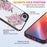 For iPhone 17e / 16e Case Flower Leather TPU RFID Blocking Phone Cover Card Slots - Rose Flower - 7