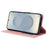 For Samsung Galaxy S25 Edge Case PU Leather Phone Cover with Wallet Stand - Pink - 4