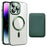 For iPhone 15 Pro Max Case Compatible with MagSafe TPU + PC Mobile Cover with Card Bag - Blackish Green - 1