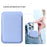 For iPhone 15 Pro Max Case Compatible with MagSafe TPU + PC Mobile Cover with Card Bag - Blackish Green - 5