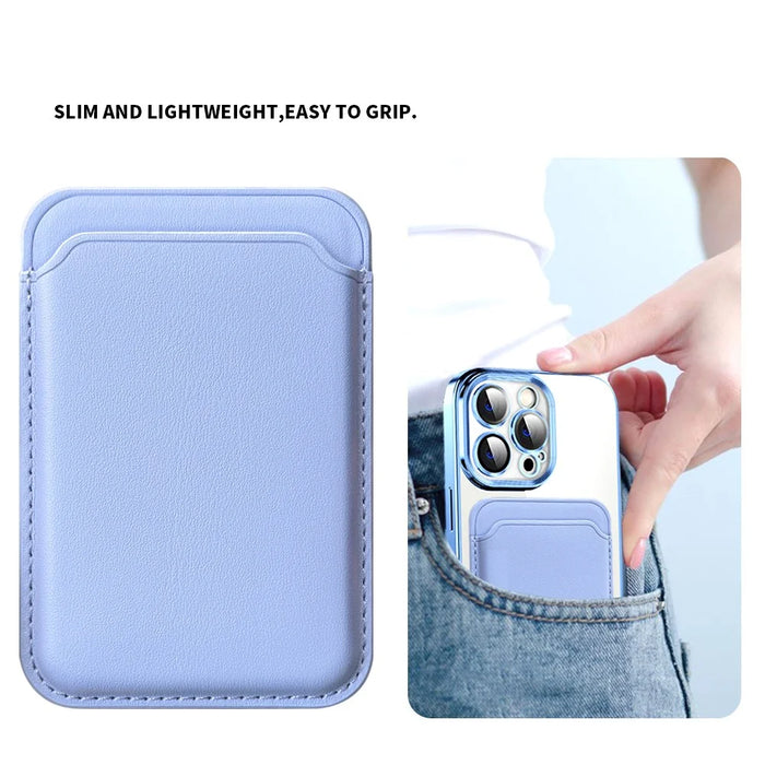 For iPhone 15 Pro Max Case Compatible with MagSafe TPU + PC Mobile Cover with Card Bag - Blackish Green - 5