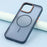 For iPhone 16 Pro Max Magnetic Case Skin Touch TPU + PC Phone Back Cover - Blue - 7