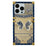 For iPhone 16 Pro Max Case Electroplated TPU + PC Phone Cover with Butterfly Kickstand - Navy Blue - 1
