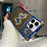 For iPhone 16 Pro Case Electroplated TPU + PC Phone Cover with Butterfly Kickstand - Navy Blue - 4