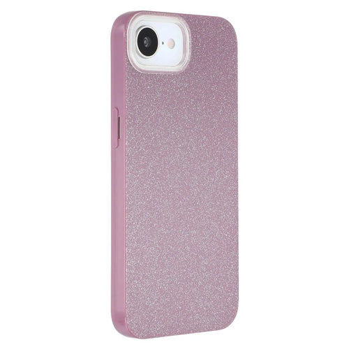 For iPhone 17e / 16e Case IMD Glitter TPU Phone Cover Large Camera Cutout - Purple - 1