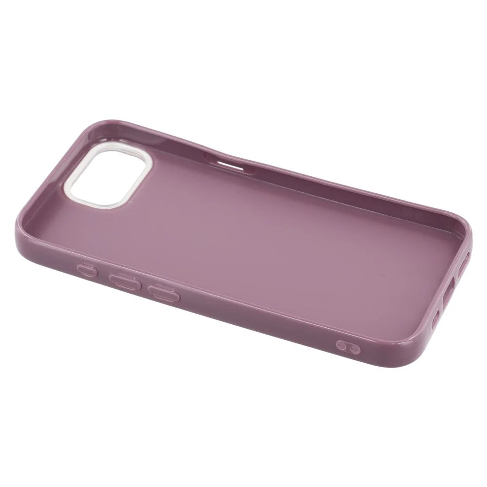 For iPhone 17e / 16e Case IMD Glitter TPU Phone Cover Large Camera Cutout - Purple - 6