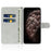 For iPhone 17e / 16e Case PU Leather Wallet Card Slots Glitter Phone Cover - Black - 2