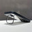 For iPhone 16 Pro Max Magnetic Case Mirror Surface TPU+PC Phone Cover with Lens Frame Kickstand - Black - 5