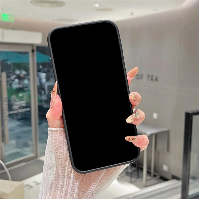 For iPhone 16 Pro Max Magnetic Case Mirror Surface TPU+PC Phone Cover with Lens Frame Kickstand - Black - 7