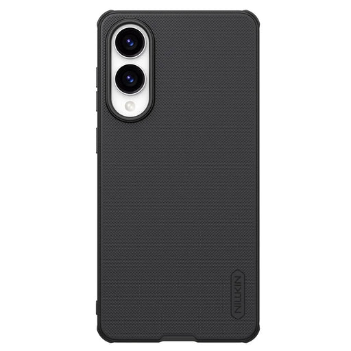 NILLKIN Frosted Shield Pro For Samsung Galaxy S25 Edge Case Matte PC + TPU Phone Cover - Black - 1