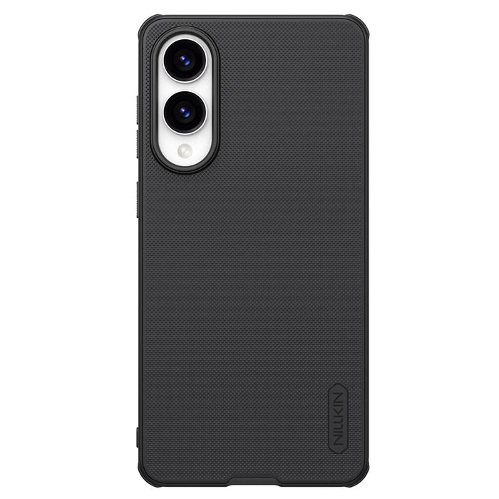 NILLKIN Frosted Shield Pro For Samsung Galaxy S25 Edge Case Matte PC + TPU Phone Cover - Black - 1