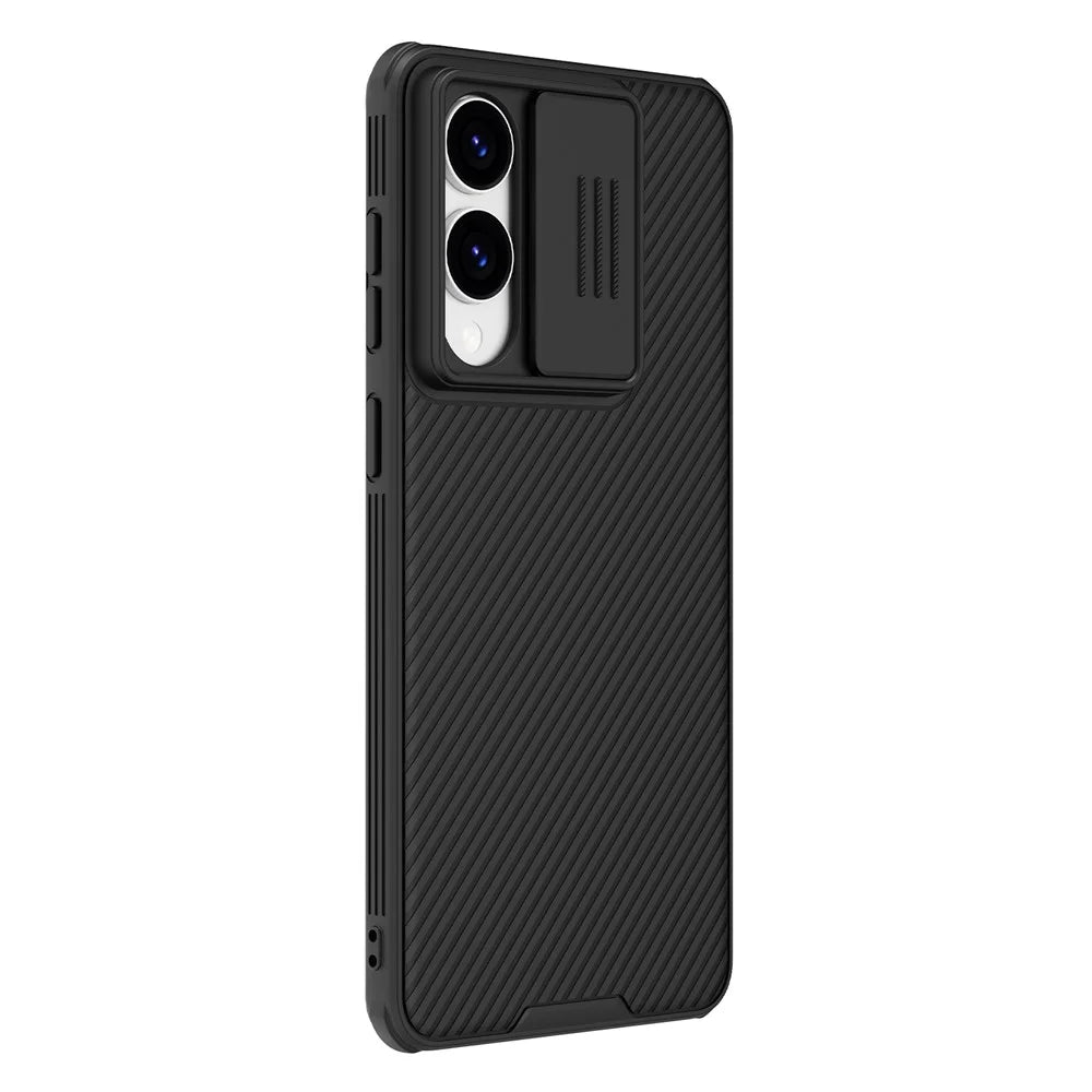 NILLKIN Camshield Pro for Samsung Galaxy S25 Edge Magnetic Case TPU + PC Phone Cover with Slider Camera - Black - 1