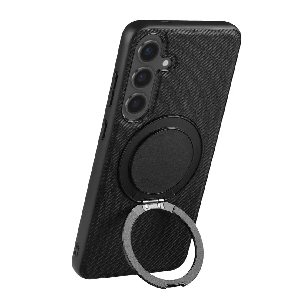 VILI TCY for Samsung Galaxy A56 5G Magnetic Phone Case with Rotary Kickstand PC TPU Back Cover - 7