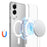 For Samsung Galaxy S25 Edge Clear Phone Magnetic Case TPU+Acrylic Back Cover - Clear - 2