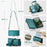 CASEME For Google Pixel 9a Leather Case  C36 Zipper Multiple Card Slots Phone Cover with Straps - Green - 5
